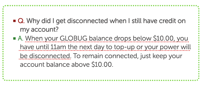 GLOBUG-condition-of-disconnection