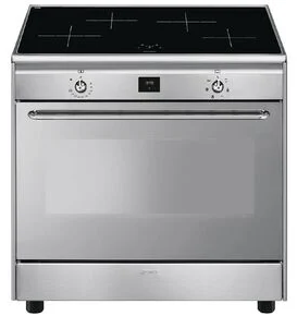 Smeg-90cm-Freestanding-Oven-with-Induction-Hob