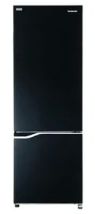 Panasonic-322L-Bottom-Mount-Refrigerator-Black-Steel