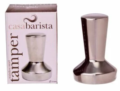 Casabarista-Coffee-Tamper-51mm-Silver