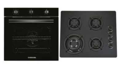 Everdure-Oven-And-Gas-On-Glass-Cooktop-Combo