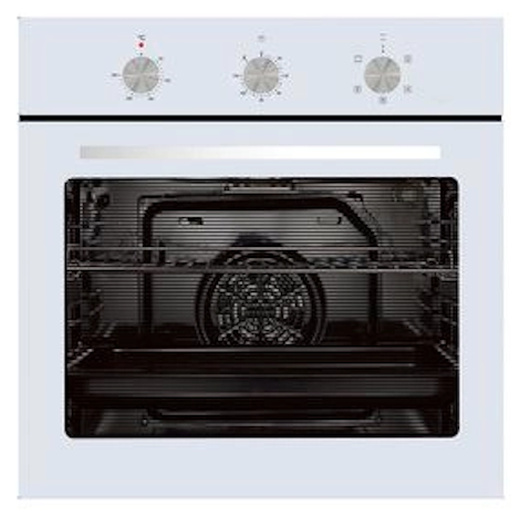 Parmco-600mm-76L-White-5-Function-Oven