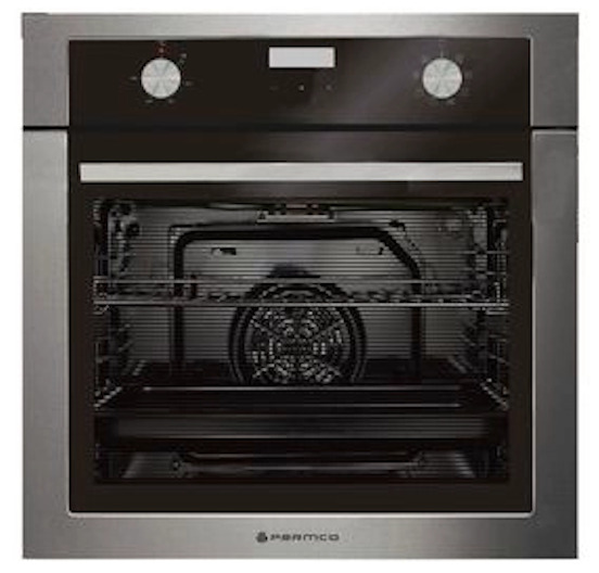 Parmco-600mm-76L-Black-8-Function-Electric-Oven