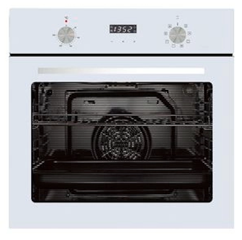 Parmco-600mm-76L-White-8-Function-Oven