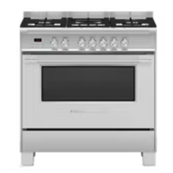 Fisher&Paykel-90cm-Freestanding-Dual-Fuel-Oven-w/-Gas-Cooktop