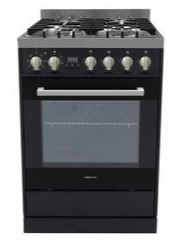 Parmco-600mm-76L-Stainless-Steel-Combination-Oven-Black