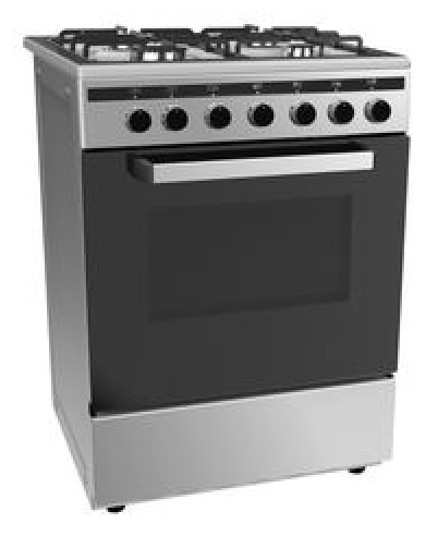 Everdure-600mm-Stainless-Steel-Freestanding-Stove-with-Gas-Cooktop