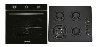 Everdure-Oven-And-Gas-On-Glass-Cooktop-Combo