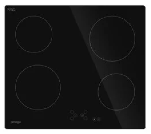 Omega-Ceramic-Cooktop-with-Touch-Control-60cm-4-Zones-Black