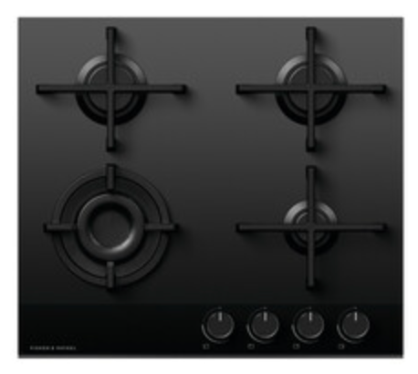 Fisher&Paykel-60cm-Gas-on-Glass-4-Burner-NG