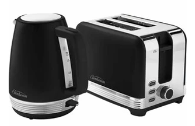Sunbeam-Chic-Collection-Kettle-&-Toaster-Pack-Up-1.7-litre-Black