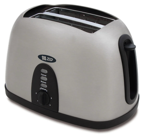 Zip-2Slice-Satin-finish-stainless-steel-toaster