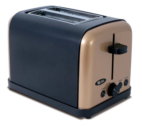Zip-Toaster-Black/Copper-Colour-2-Slice-ZIP481