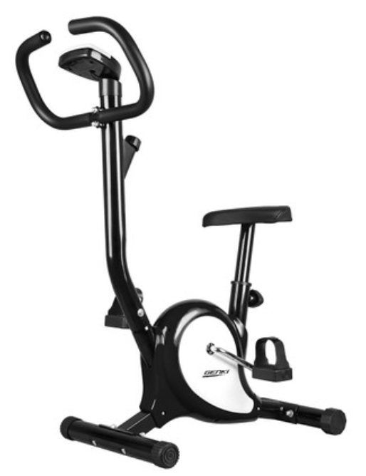 Genki-Belt-Bike-Upright-Exercise-Bike-Indoor-Home-Gym-Equipment-Spin-Bike-Black