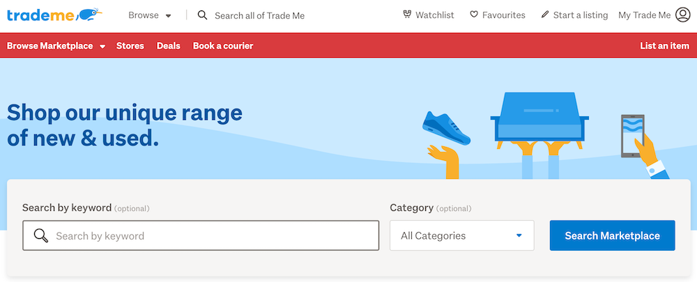 Trade-me-marketplace-top-page