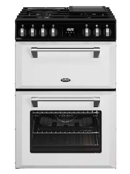 Belling-60cm-Mini-Richmond-Dual-Fuel-Freestanding-Oven-with-Gas-Cooktop-White