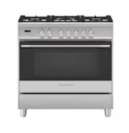Fisher-&-Paykel-90cm-Dual-Fuel-Freestanding-Oven-with-Gas-Cooktop-Stainless-Steel