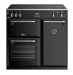 Belling-90CM-Richmond-Deluxe-Freestanding-Oven-with-Induction-Cooktop-Black