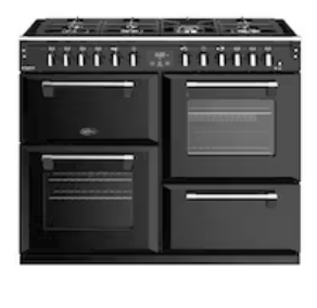 Belling-110CM-Richmond-Deluxe-Dual-Fuel-Freestanding-Oven-with-Gas-Cooktop-Black