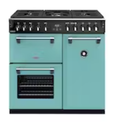 Belling-90cm-Richmond-Deluxe-Freestanding-Oven-with-Gas-Cooktop-Country-Blue