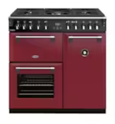 Belling-90cm-Richmond-Deluxe-Freestanding-Oven-with-Ga-Cooktop-Chilli-Red
