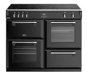 Belling-110CM-Richmond-Deluxe-Freestanding-Oven-with-Induction-Cooktop-Black