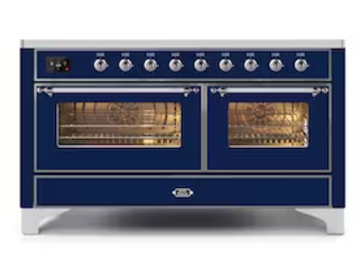 ILVE-150cm-Majestic-Series-Dual-Fuel-Freestanding-Oven-with-Gas-Cooktop-Midnight-Blue