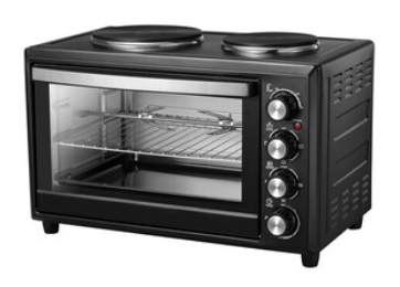 sheffield-33-litre-mini-oven-with-hotplates-matt-black